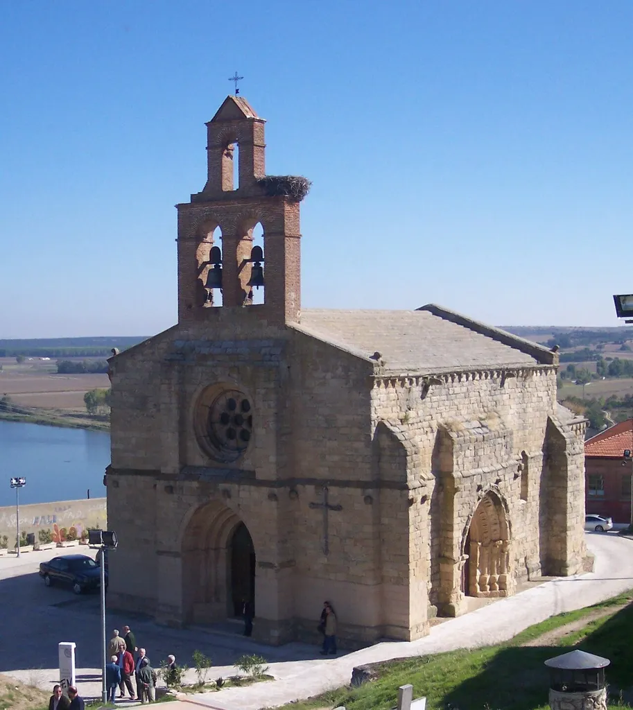 Iglesia de Santa María del Castillo en Castronuño (Valladolid, Castile and León).
