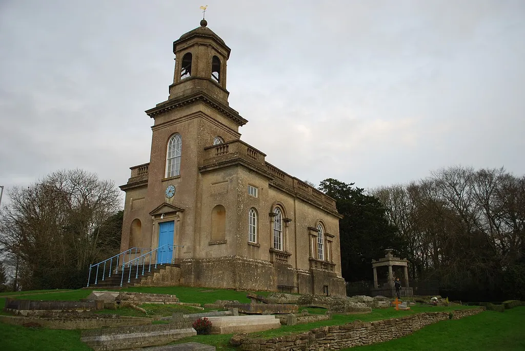 Hardenhuish (St. Nicholas), Georgian, built 1779 by John Wood Jnr. of Bath, 2 January 2016.