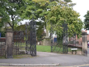 Gates And Gatepiers At Church Of St Helen