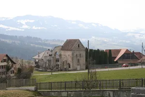 Ruin of the former Cluniac church and outbuildings