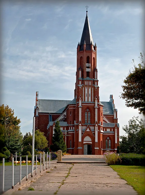 Catholic church of the Holy Trinity (1907-14) in Šyłavičy village, Vawkavysk district, Grodna Region, Belarus1