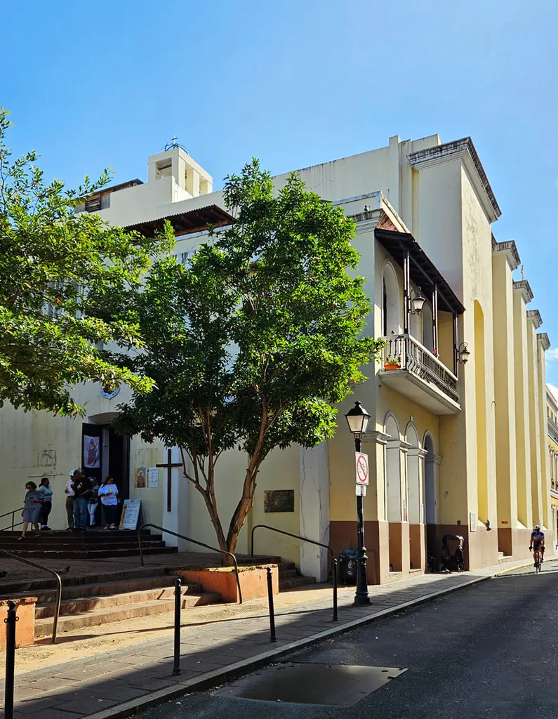 View of San Francisco Church, Old San Juan, Puerto Rico