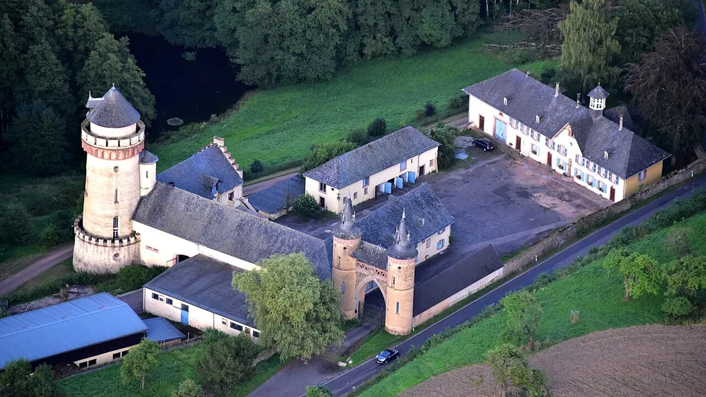 Burg Heid, Luftaufnahme (2016)