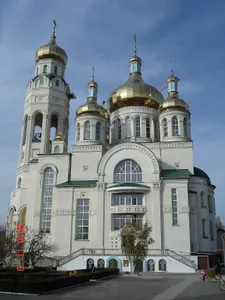 Orthodox cathedral of the Intercession of Our Lady in Nova Kakhovka