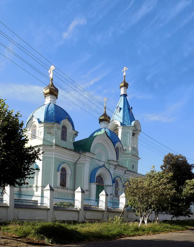 Церковь Вознесения: улица Ленина / улица Луначарского, Рыльск, Рыльский район, Курская область
