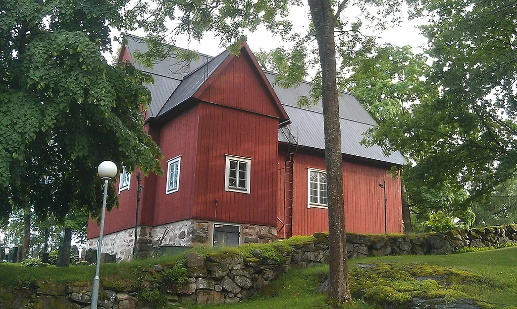 Kuusisto Church on Kuusisto Island in Kaarina, Finland