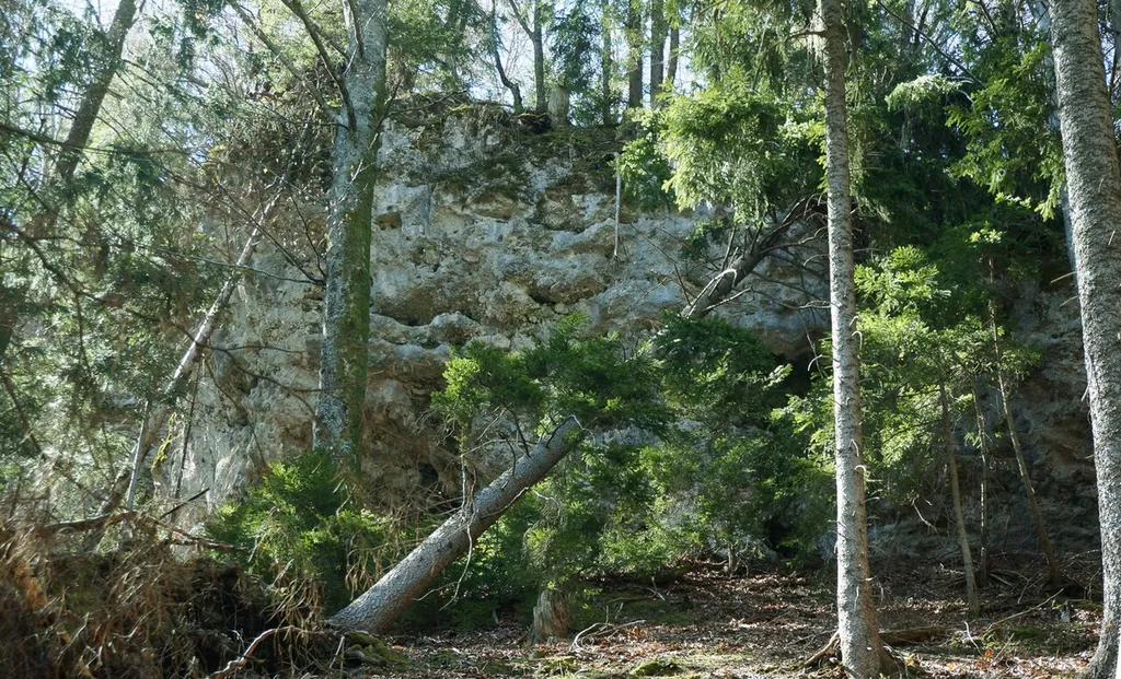 Befestigung Ras bei Schlatten