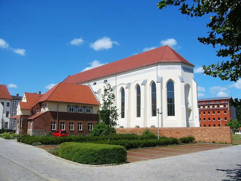 Kulturkirche in Luckau, einer Stadt im Landkreis Dahme-Spreewald in Brandenburg