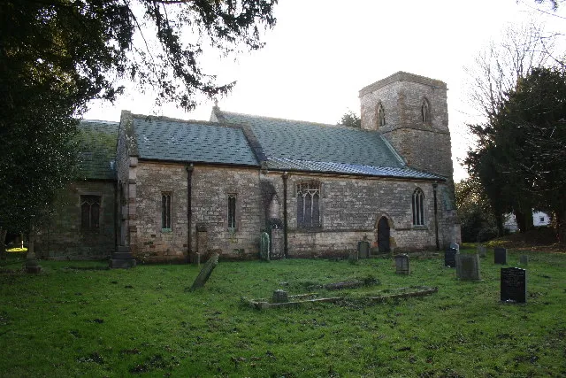 All Saints church, Holton cum Beckering, Lincs. All saints has 13th &amp; 14th century origins, but is mostly Victorian restorations of 1859-60 &amp; 1870-4 by Sir G.G.Scott and a chancel by Nicholson in 1851.