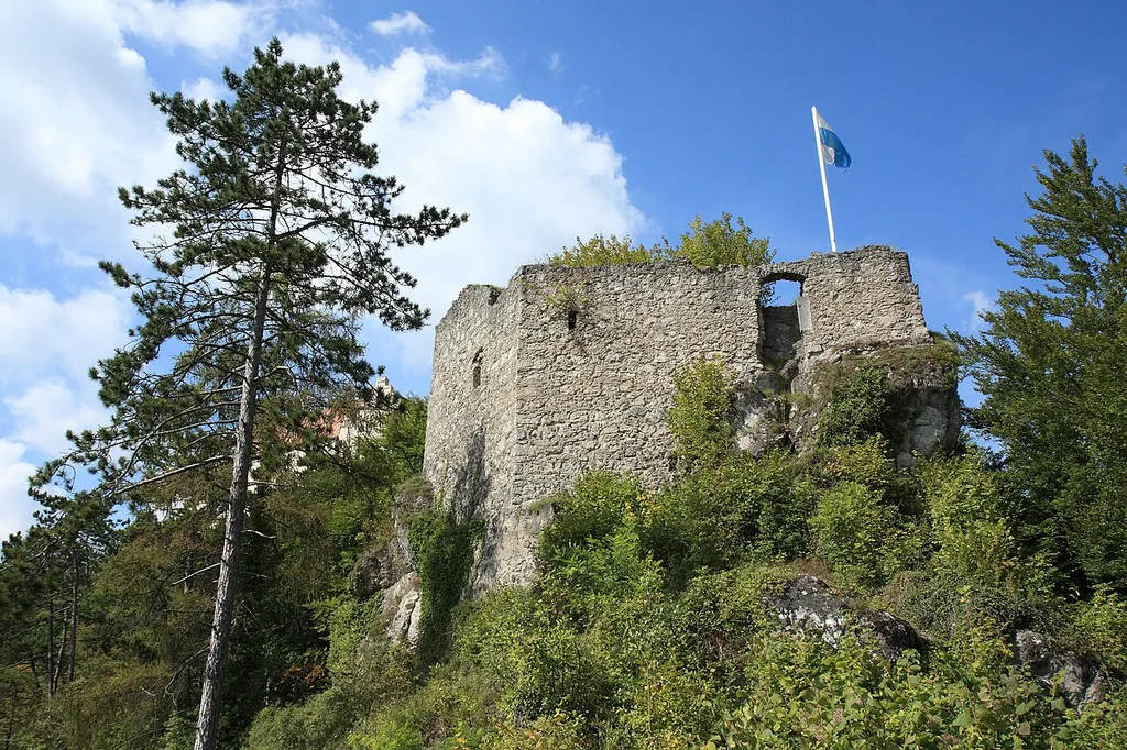 Ansicht der Oberburg von Burg Rabenstein