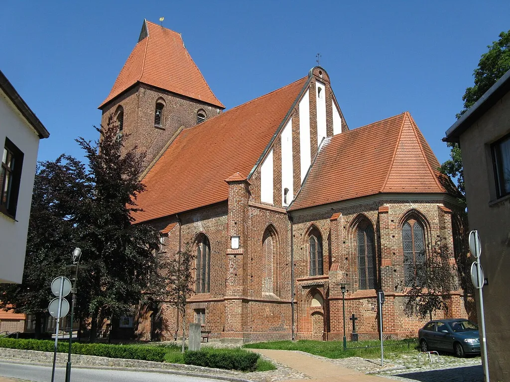 Church in Crivitz, district Ludwigslust-Parchim, Mecklenburg-Vorpommern, Germany