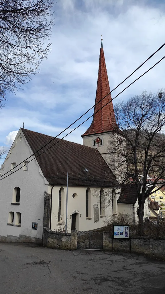 St.Gallus Kirche in Bad Überkingen im Landkreis Göppingen in Baden-Württemberg
