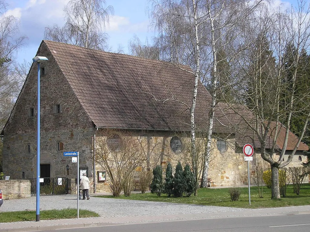 Die Friedhofskirche in Themar (Thüringen).