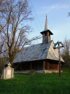 Wooden church in Lacu