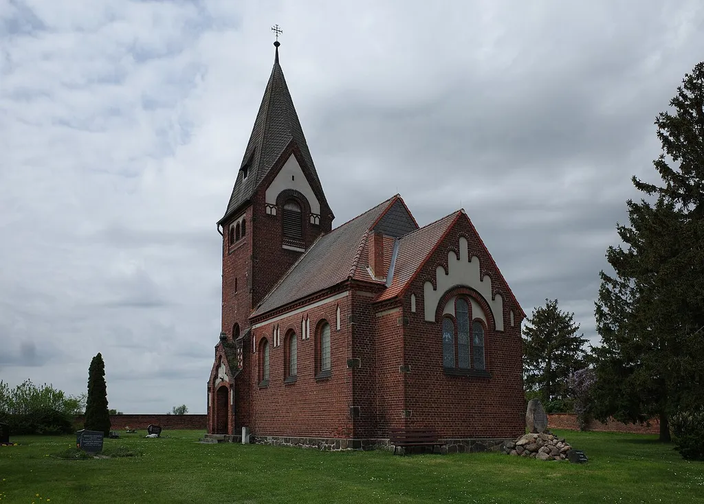 Dessau-Roßlau, Ortsteil Brambach. Evangelische Kirche zu Brambach.