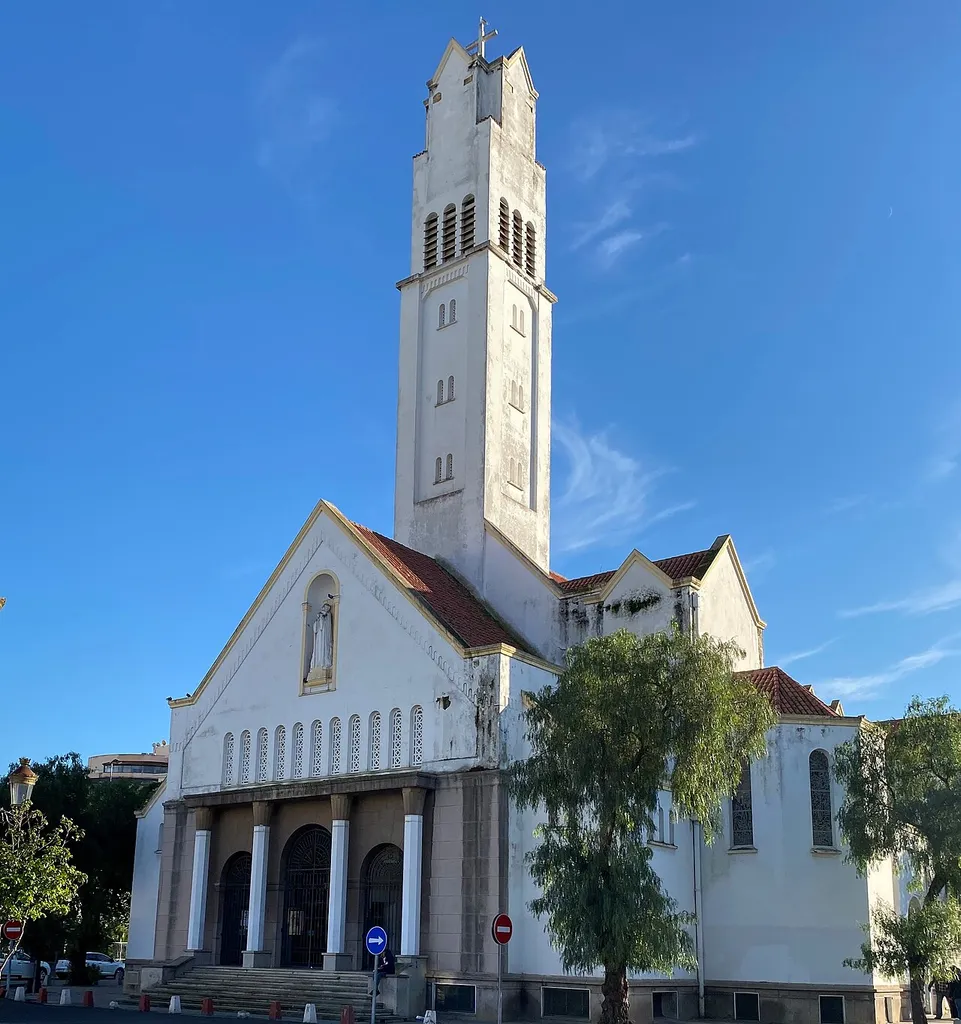 Parish church of the Virgin Mary and Saint Joan of Arc, known as the French Church in Tangier, Morocco