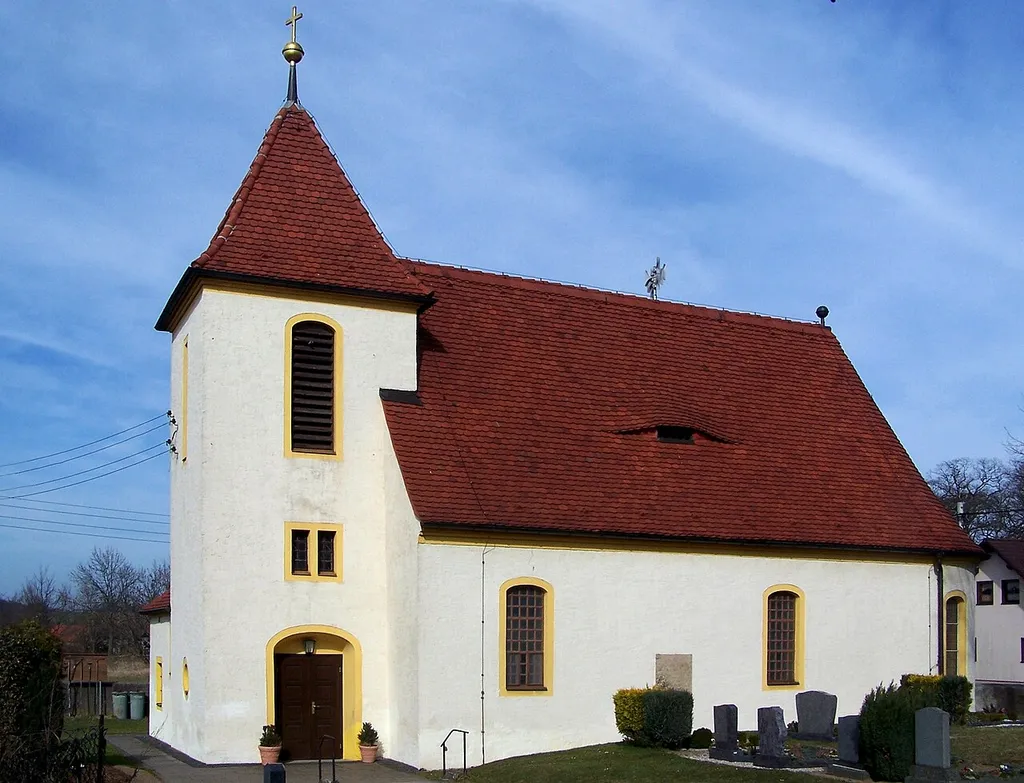 Kirche Zschaiten, Gemeinde Nünchritz, Landkreis Meißen