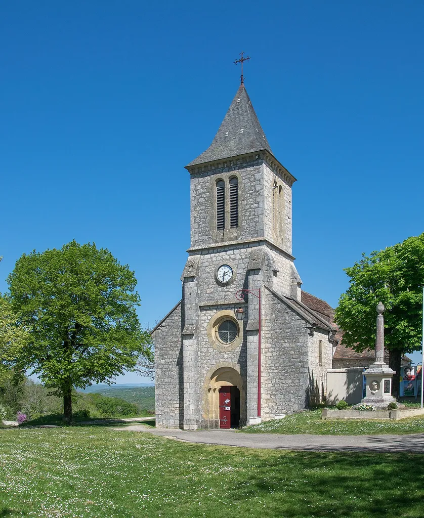 Saint Jacob Church in Calès, Lot, France