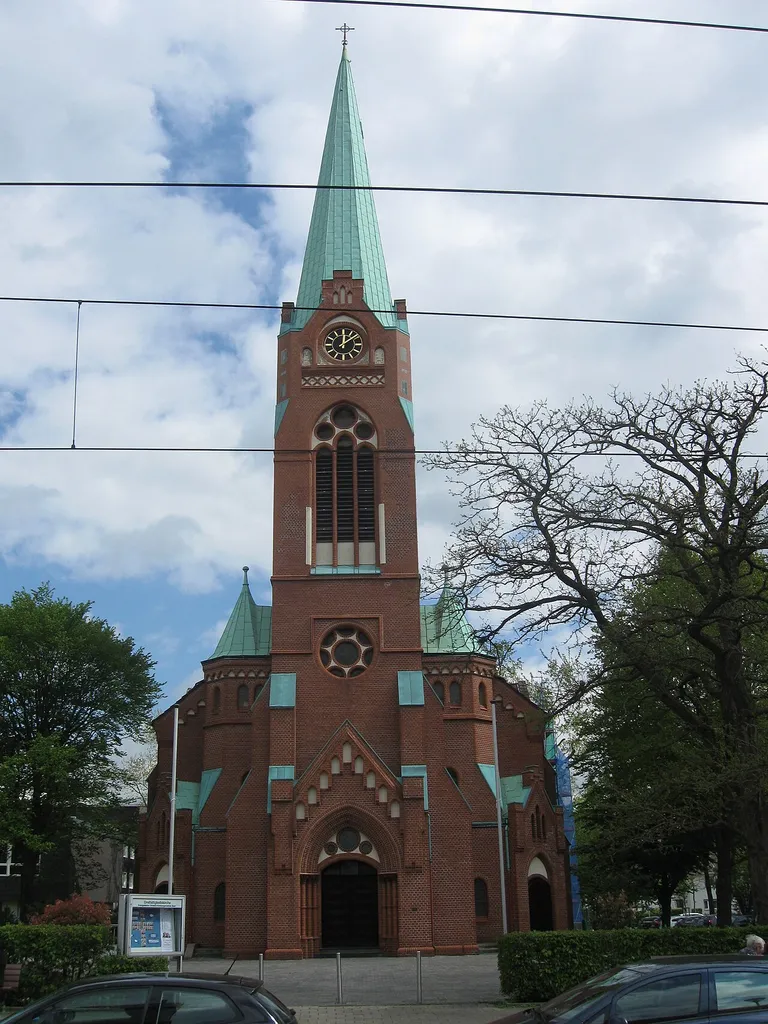 Ev. Dreifaltigkeitskirche in Gelsenkirchen-Erle in der Cranger Straße (erbaut 1902–1903)
