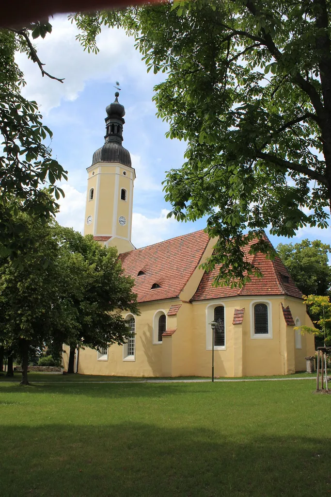 Die Nikolaikirche in Lauchhammer-Mitte.