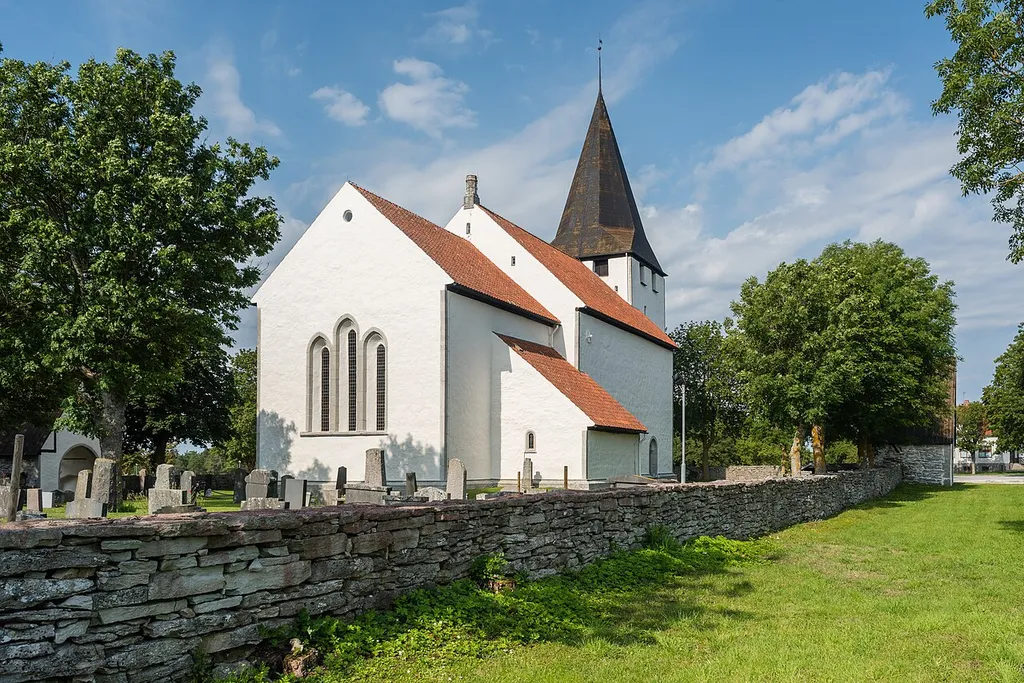 Bunge kyrka (church) in Bunge, Gotland (Sweden).