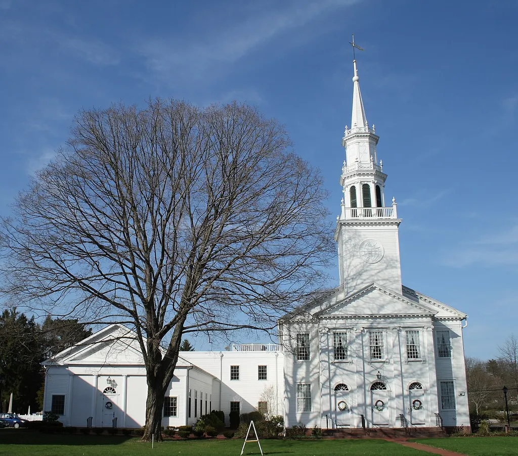 Avon Congregational Church, a Registered Historic Place in Avon, Connecticut.