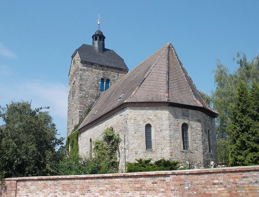 Schlettau church (Angersdorf, Teutschenthal, district: Saalekreis, Saxony-Anhalt)