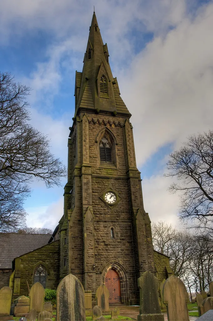 Holcombe Church and Sunday School, near Ramsbottom, Greater Manchester.