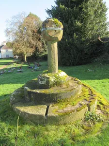 Churchyard cross 55 yards south of the Church of St George