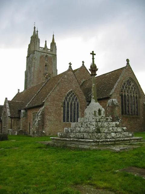 All Saints Church Newland Gloucestershire. Viewed from the road and a few steps from the Ostrich public house. Good lunch here.