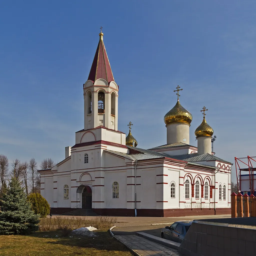 Church of Our Lady of the Sign in Serebryanye Prudy, Moscow Oblast, Russia.