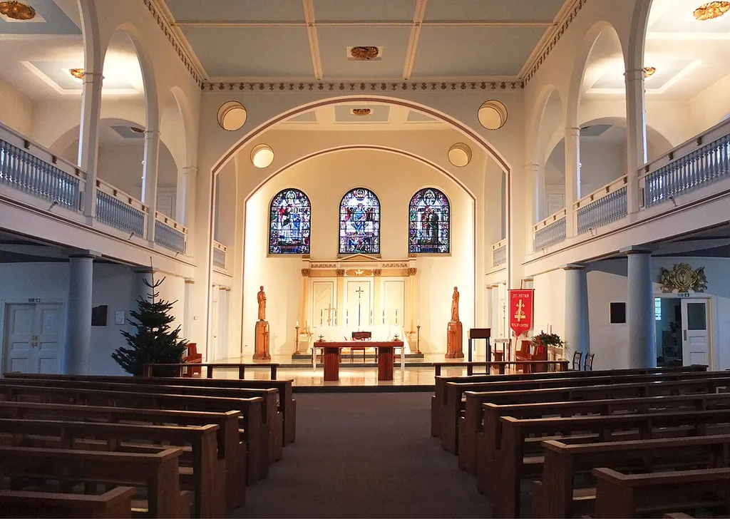 Restored Chancel and reredos.
