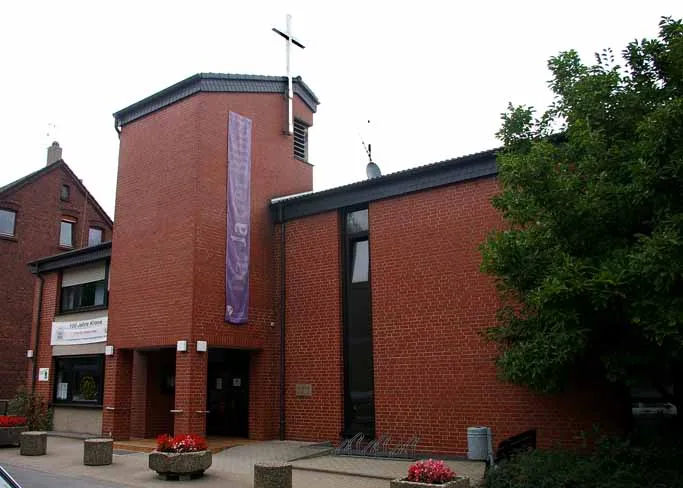 Protestant community centre Evangelisches Kultur- und Veranstaltungszentrum Krone, former church Auferstehungskirche, in Witten, Germany