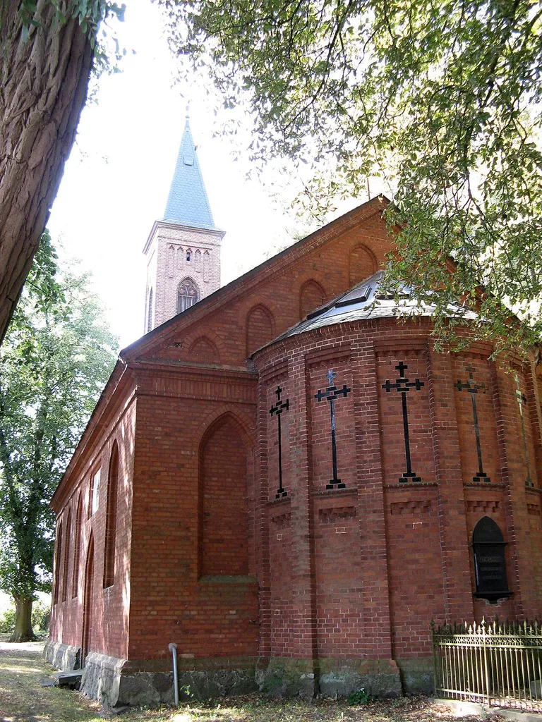 Church in Groß Markow, disctrict Güstrow, Mecklenburg-Vorpommern, Germany