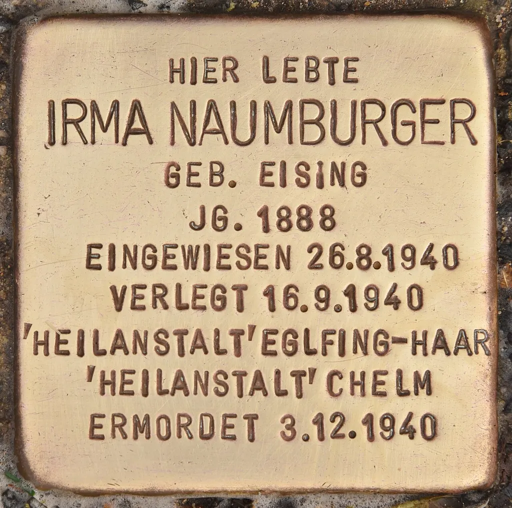 Stolperstein für Irma Naumburger