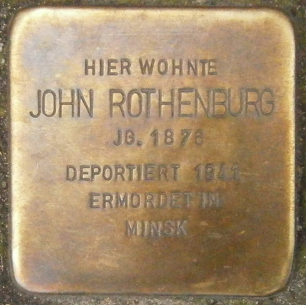 Stolperstein für John Rothenburg