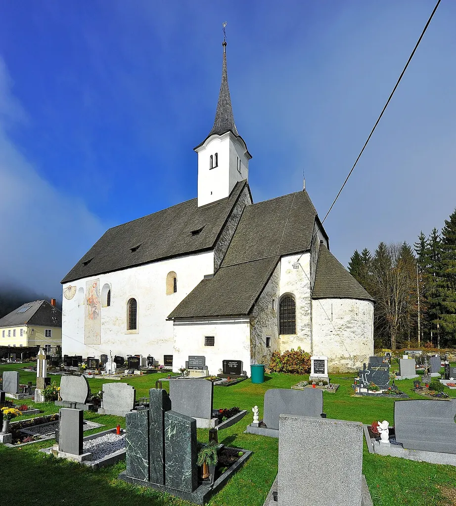 Parish church Saint Giles in Zweinitz, market town Weitensfeld, district Sankt Veit an der Glan, Carinthia, Austria, EU
