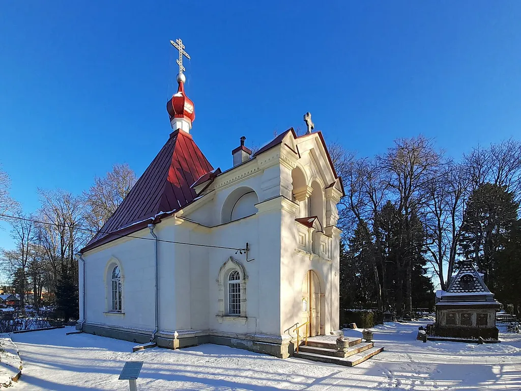 Храм Святого Александра Невского, город Хаапсалу, Эстония.