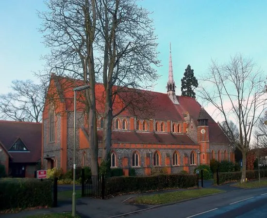 St Mary the Virgin parish church, The Avenue, Worcester Park, Surrey, seen from the south