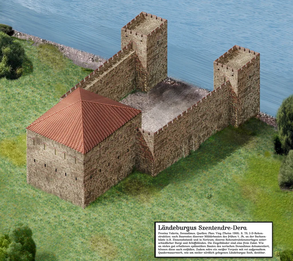 Roman Burgus Szentendre-Dera, Danube frontier (HU)