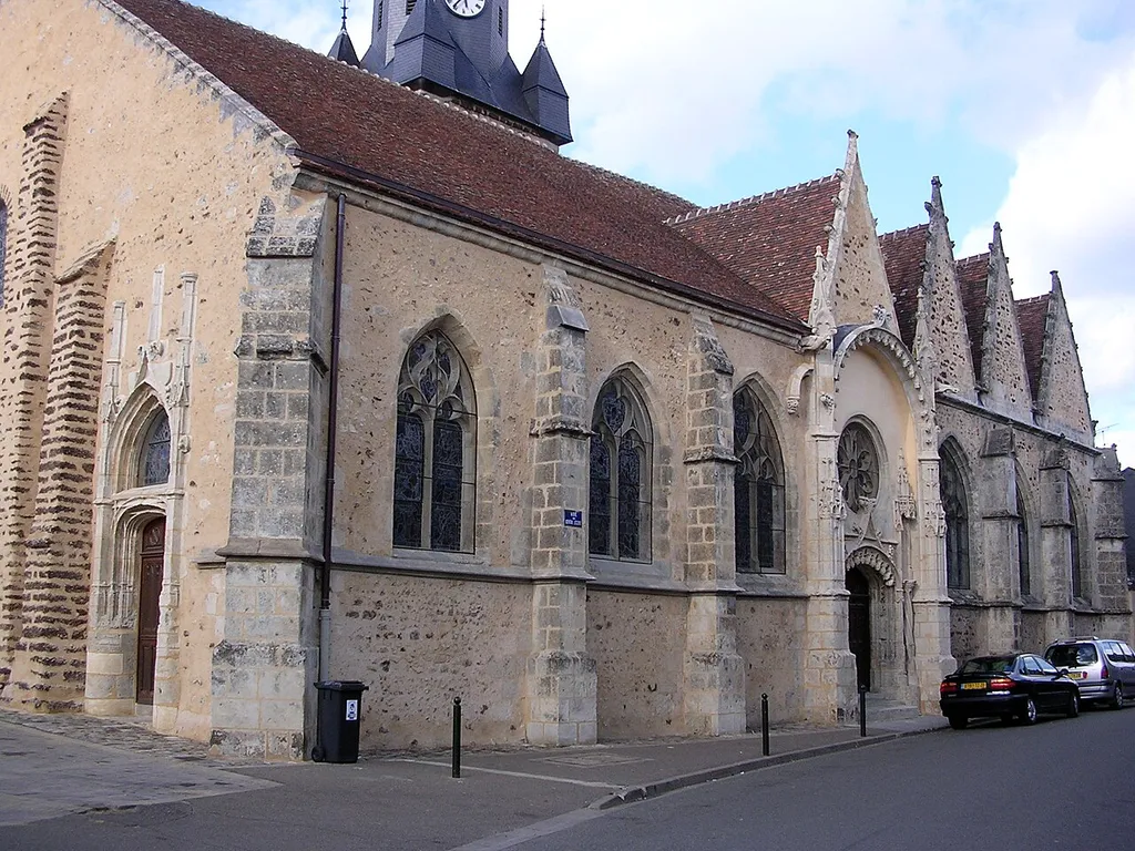 Église Saint-Jean-Baptiste de la Bazoche-Gouët, Eure-et-Loir (France).