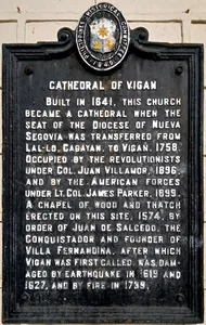 Cathedral of Vigan historical marker