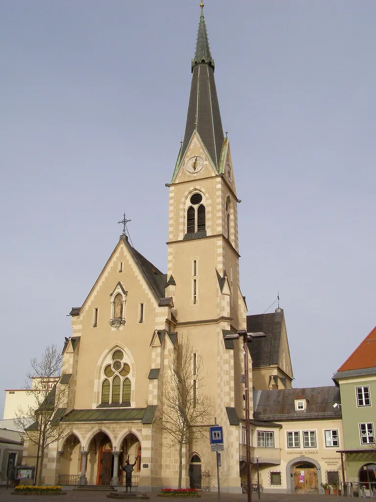 Villach - church of St. Nicholas, Bahnhofstrasse