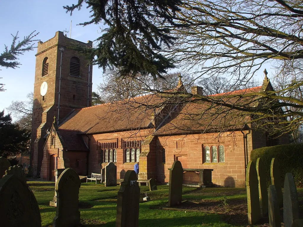 Photograph of St Bartholomew's Church, Great Barrow, Cheshire