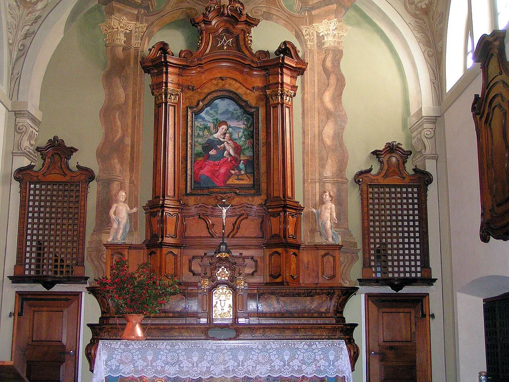 it:Chiesa di Santa Maria Assunta (Capriasca) altare rococò
