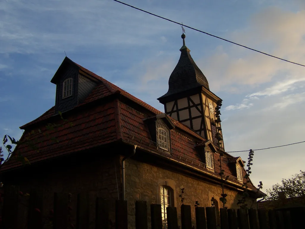 The church in Pferdsdorf/Werra village.