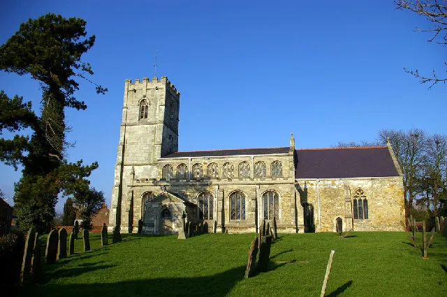 All Saint's parish church, Goxhill, Lincolnshire, seen from the south