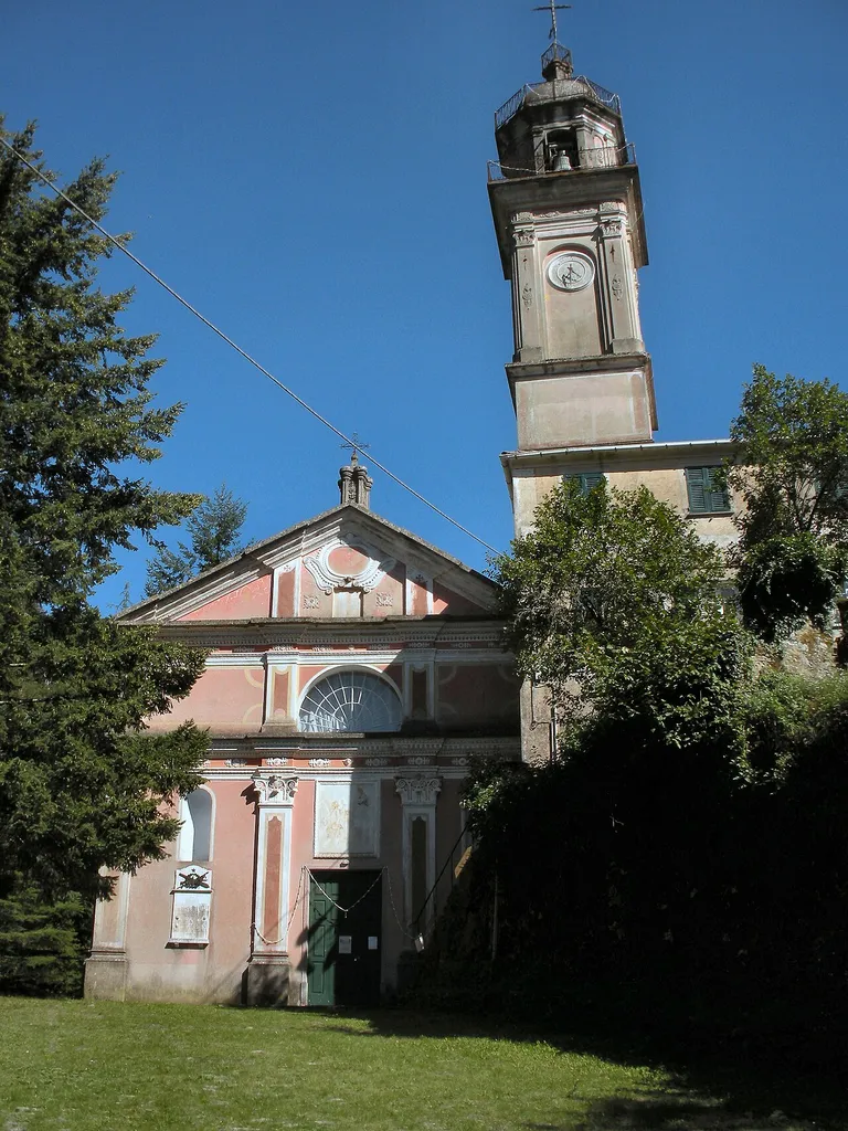 Valbrevenna (province of Genoa, Italy), the church of the village of Senarega