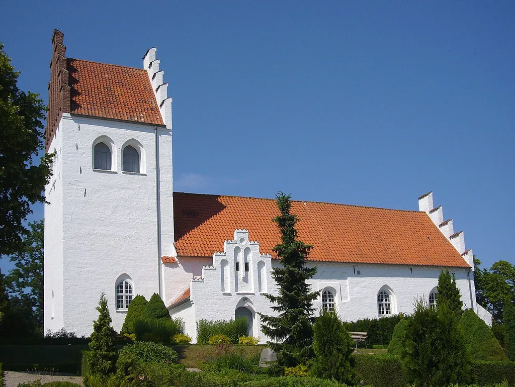 Snoldelev Kirke, Roskilde County, Denmark.