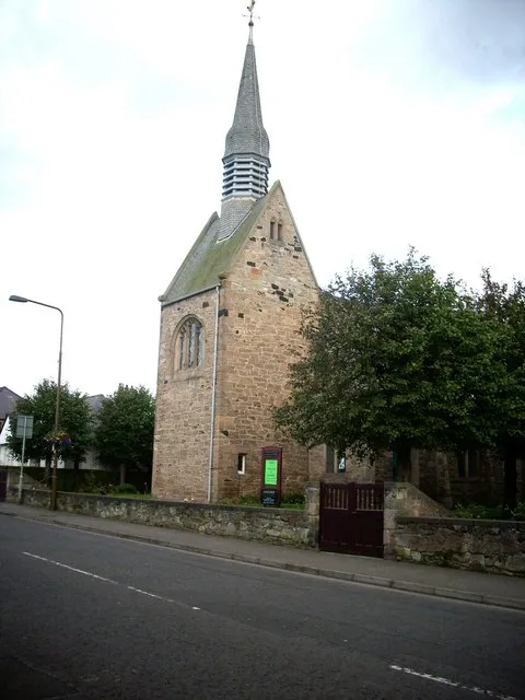 Chalmer's Memorial Church. The bell tower of the kirk situated on Edinburgh Road, Port Seton.